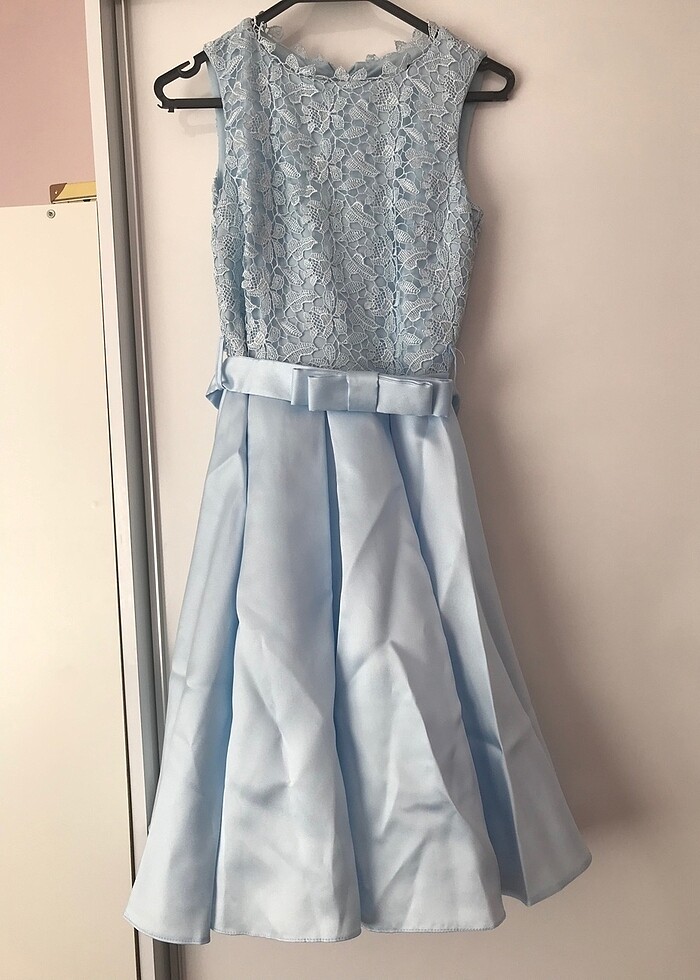 Bebe mavisi elbise - Görsel 5