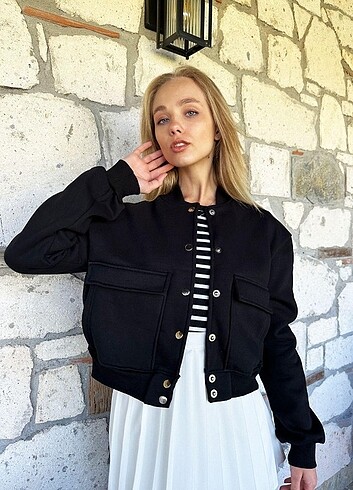 Crop Ceket