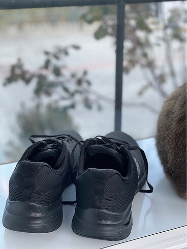 38 Beden siyah Renk Skechers Bez Ayakkabı