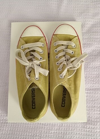 37,5 Beden yeşil Renk orijinal converse