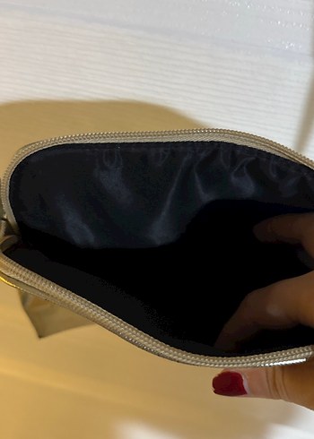Beden altın Renk Victoria's Secret Altın Renk Deri Omuz Çantası