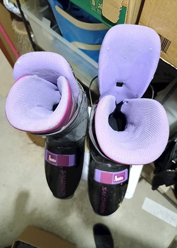 Mor Erkek Kayak Botları, Cırtcırtlı, Kauçuk - Görsel 5