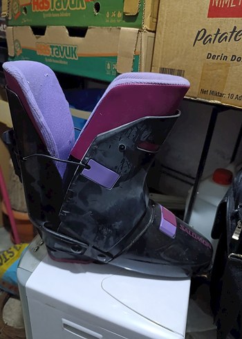 Mor Erkek Kayak Botları, Cırtcırtlı, Kauçuk - Görsel 2