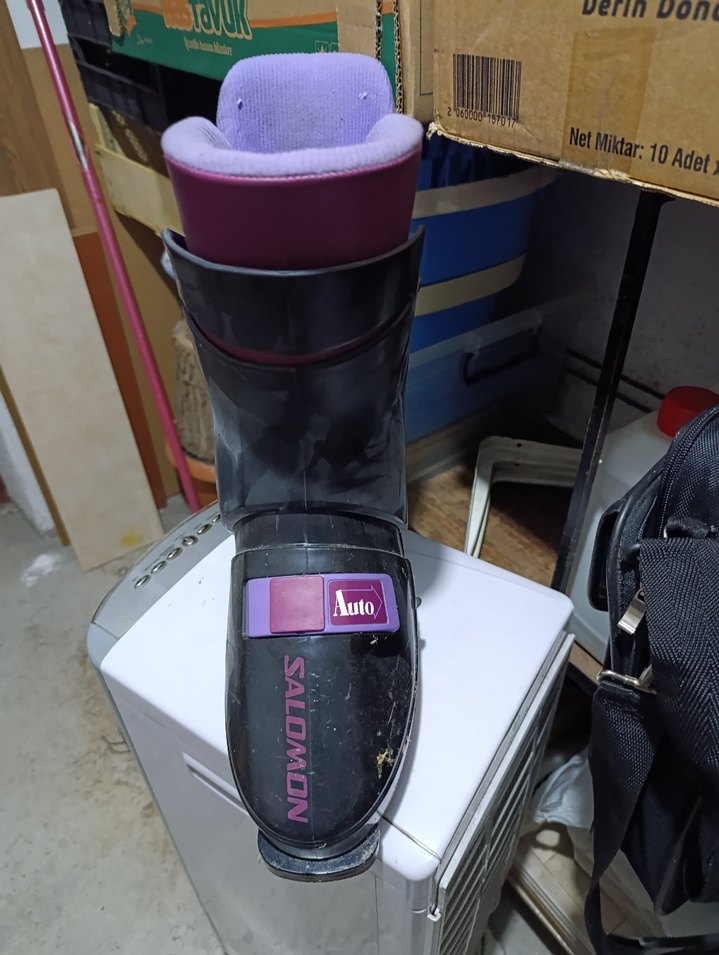 Mor Erkek Kayak Botları, Cırtcırtlı, Kauçuk - Görsel 3