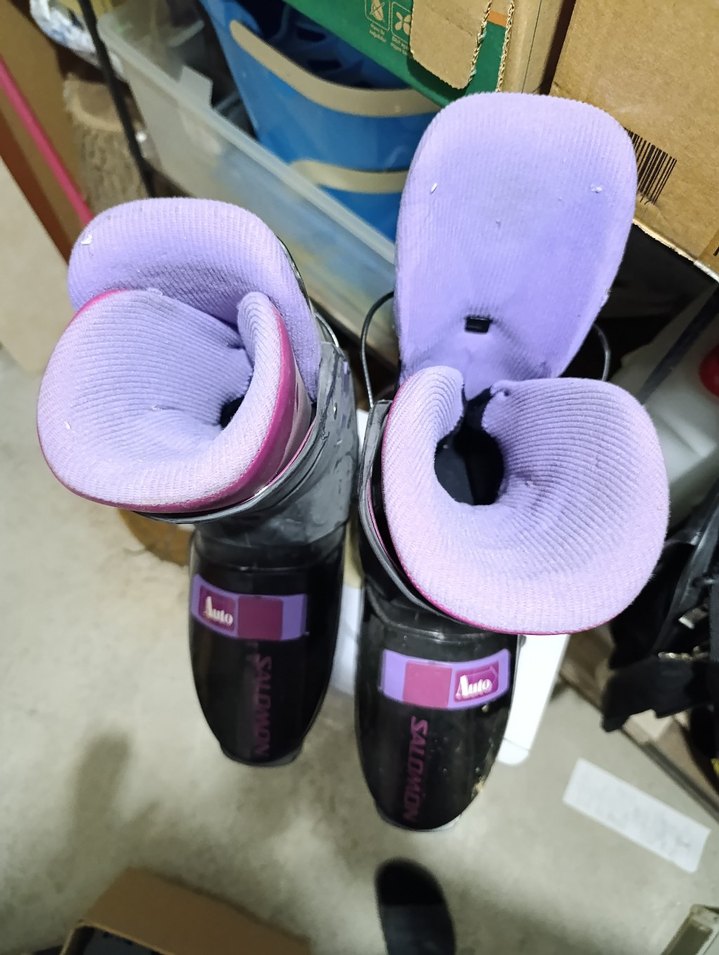 Mor Erkek Kayak Botları, Cırtcırtlı, Kauçuk - Görsel 5