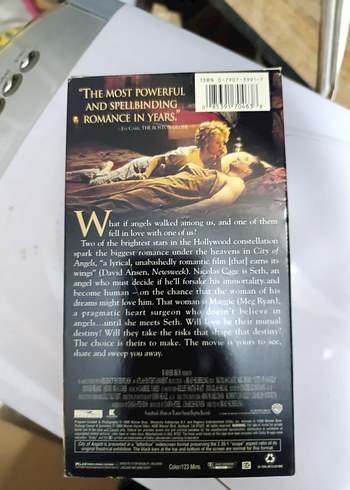 City of Angels Özel Geniş Ekran VHS - Görsel 2