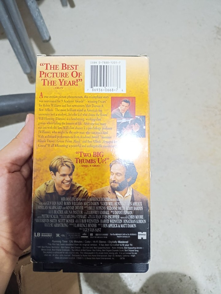 Good Will Hunting Film vhs Kaseti - Görsel 2