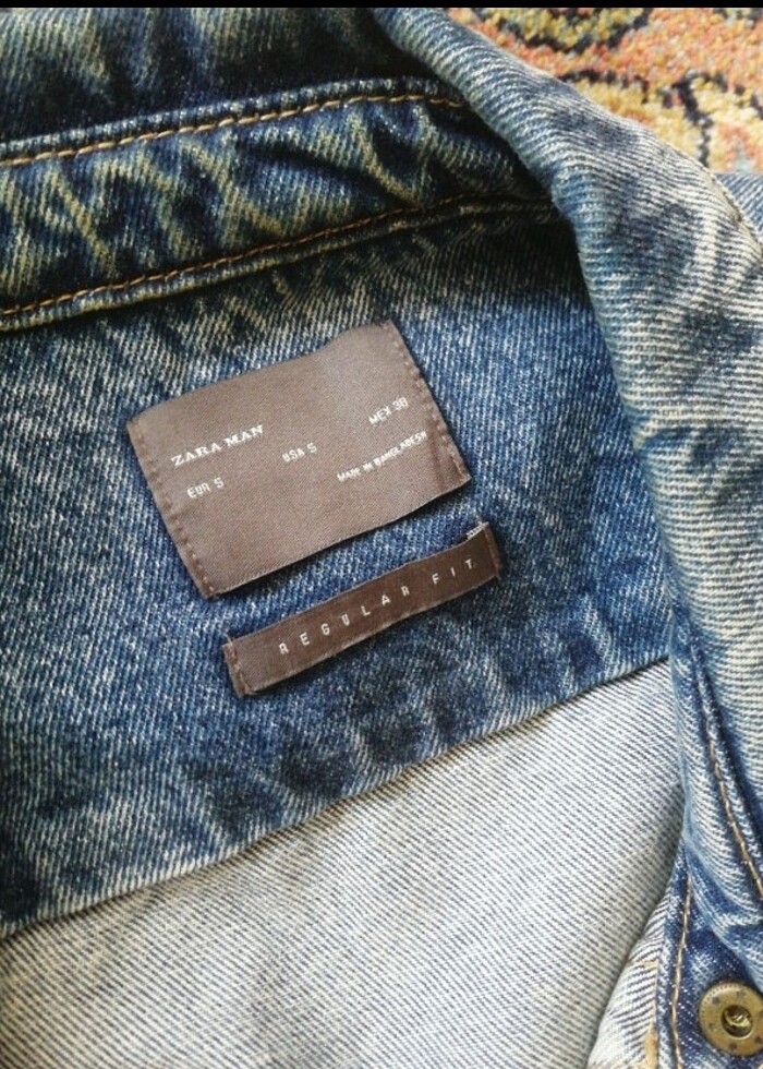 Zara erkek kot gömlek ceket - Görsel 4