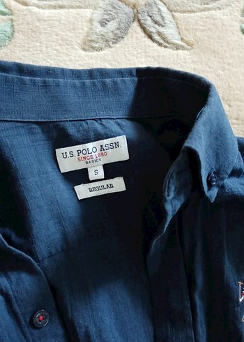 U.S. Polo Assn. Erkek Keten Gömlek - Görsel 2