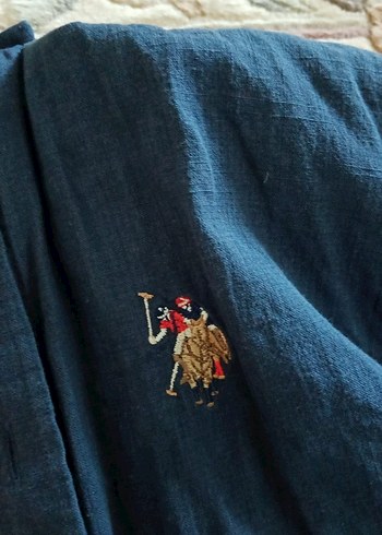 U.S. Polo Assn. Erkek Keten Gömlek - Görsel 5