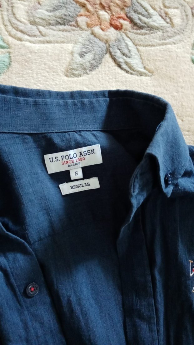 U.S. Polo Assn. Erkek Keten Gömlek - Görsel 2