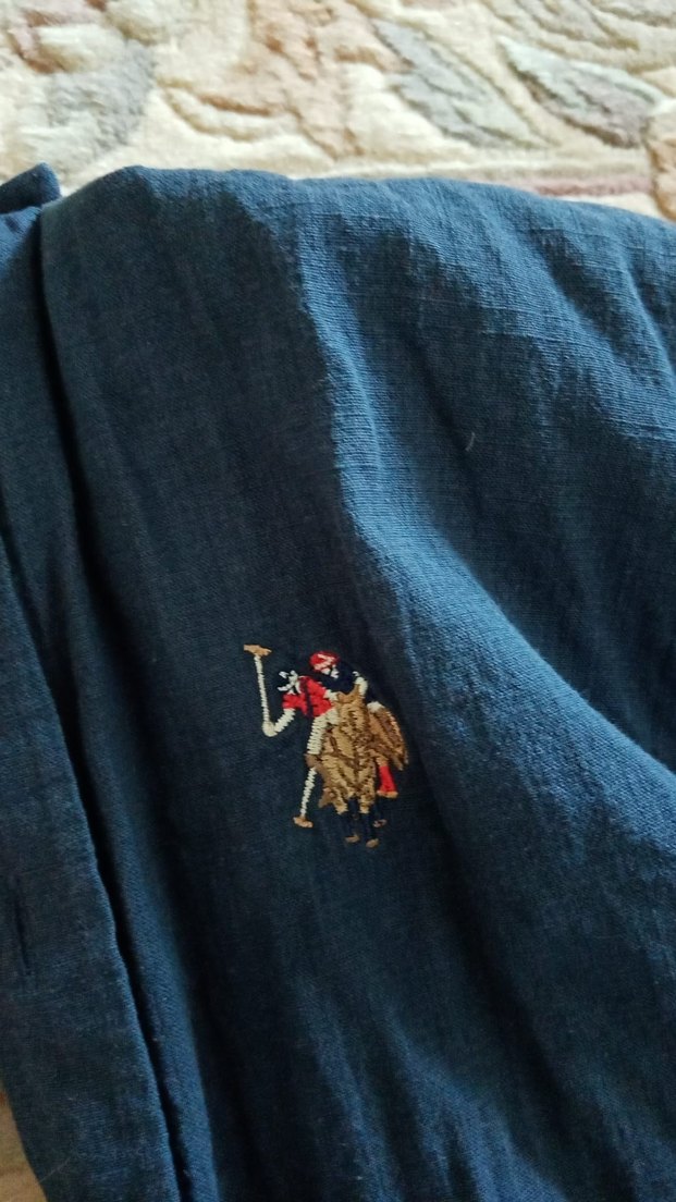 U.S. Polo Assn. Erkek Keten Gömlek - Görsel 5