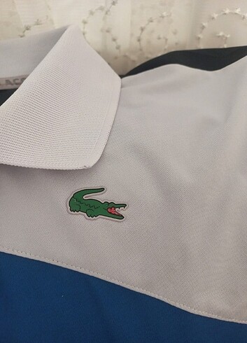 12-13 Yaş Beden mavi Renk Lacoste tişört