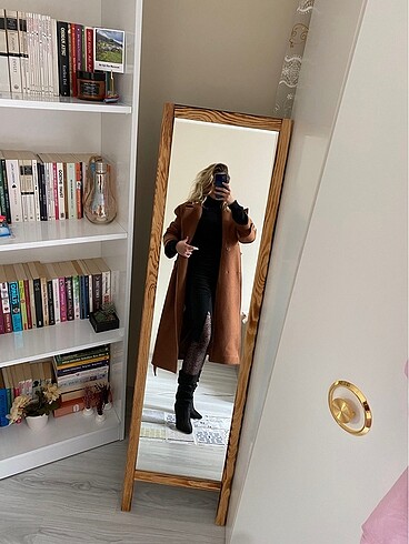 Diğer Kahve rengi oversize kaban