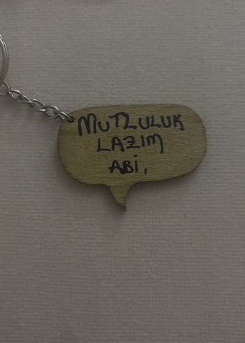 Mutluluk Lazim Abi Anahtarlik