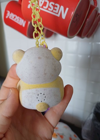 Beden Renk Toyfest Sesli Işıklı Panda Anahtarlık Sarı