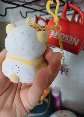 Diğer Toyfest Sesli Işıklı Panda Anahtarlık Sarı