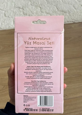 Beden Yüz Masaj Seti - Jade Roller ve Gua Sha
