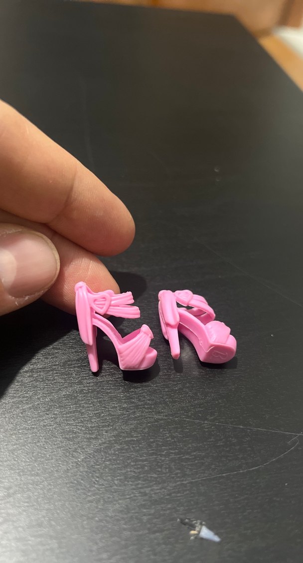 Mor Renkli Oyuncak Topuklu Ayakkabılar - Görsel 4