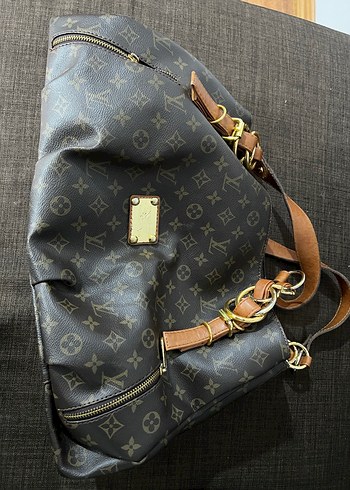 Kahverengi Deri Tokalı Kadın Çanta - Görsel 2