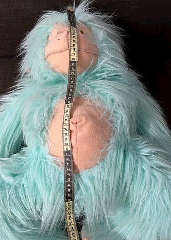 Turkuaz Peluş Oyuncak Maymun - Görsel 2