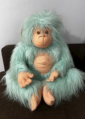 Turkuaz Peluş Oyuncak Maymun - Görsel 5