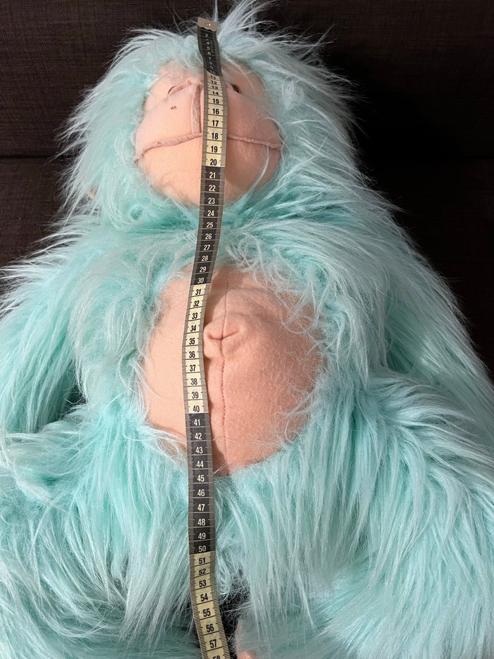 Turkuaz Peluş Oyuncak Maymun - Görsel 2