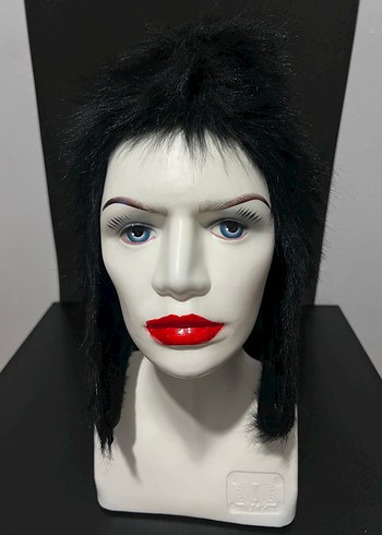 Kadın Siyah Kürklü Gotik Şapka - Görsel 2