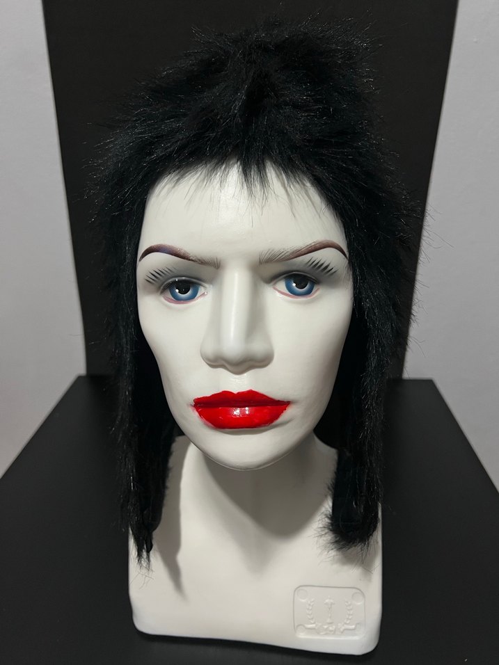 Kadın Siyah Kürklü Gotik Şapka - Görsel 2