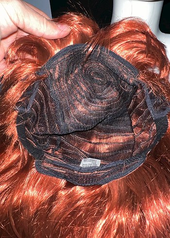 Koyu Kızıl Bakır  Gösterişli Kadın Peruk - Görsel 5