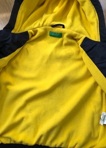 Benetton Erkek Çocuk Mavi Fermuarlı Ceket - Görsel 6