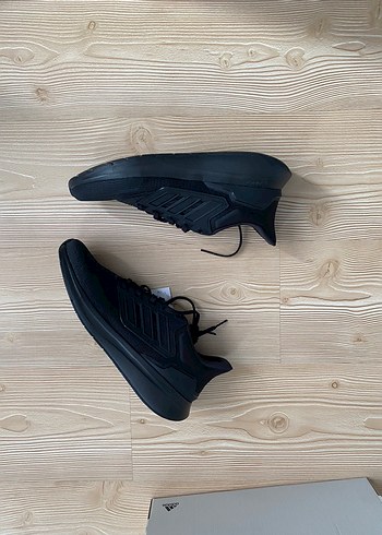 Erkek Siyah Bağcıklı Spor Ayakkabı - Görsel 9