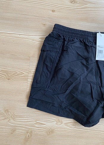 Y-3 Siyah Rahat Kesim Mini Şort - Görsel 8