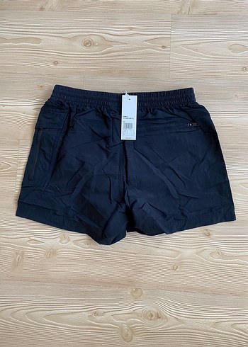 Y-3 Siyah Rahat Kesim Mini Şort - Görsel 5