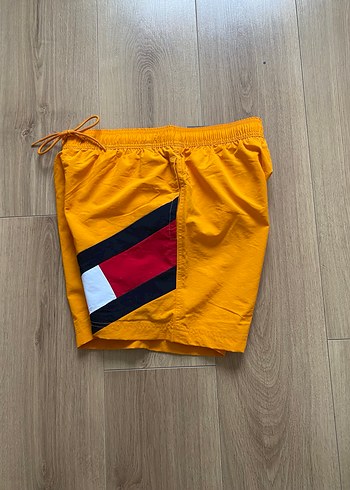 Sarı Bel Detaylı Erkek Mini Şort - Görsel 2