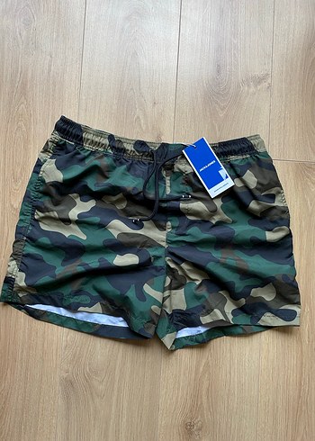 Jack&jones marka Kamuflaj Desenli Erkek Kemerli Şort - Görsel 2