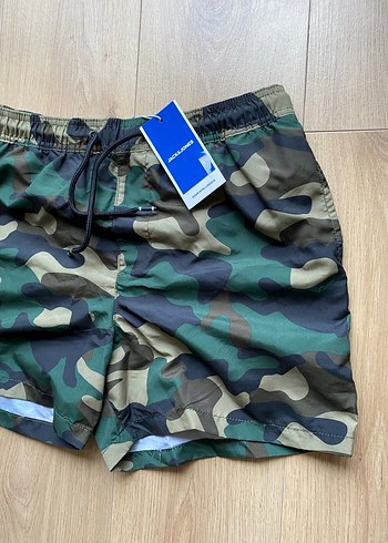 Jack&jones marka Kamuflaj Desenli Erkek Kemerli Şort - Görsel 6
