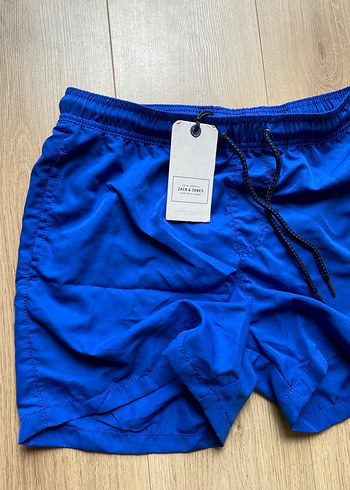 Erkek Mavi Mini Yüzme Şortu - Görsel 4