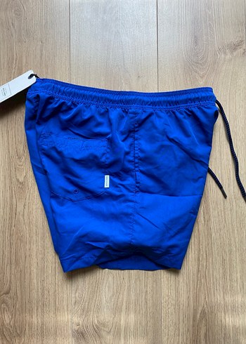 Erkek Mavi Mini Yüzme Şortu - Görsel 2