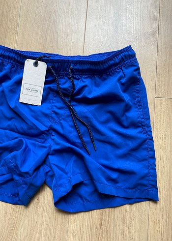 Erkek Mavi Mini Yüzme Şortu - Görsel 5