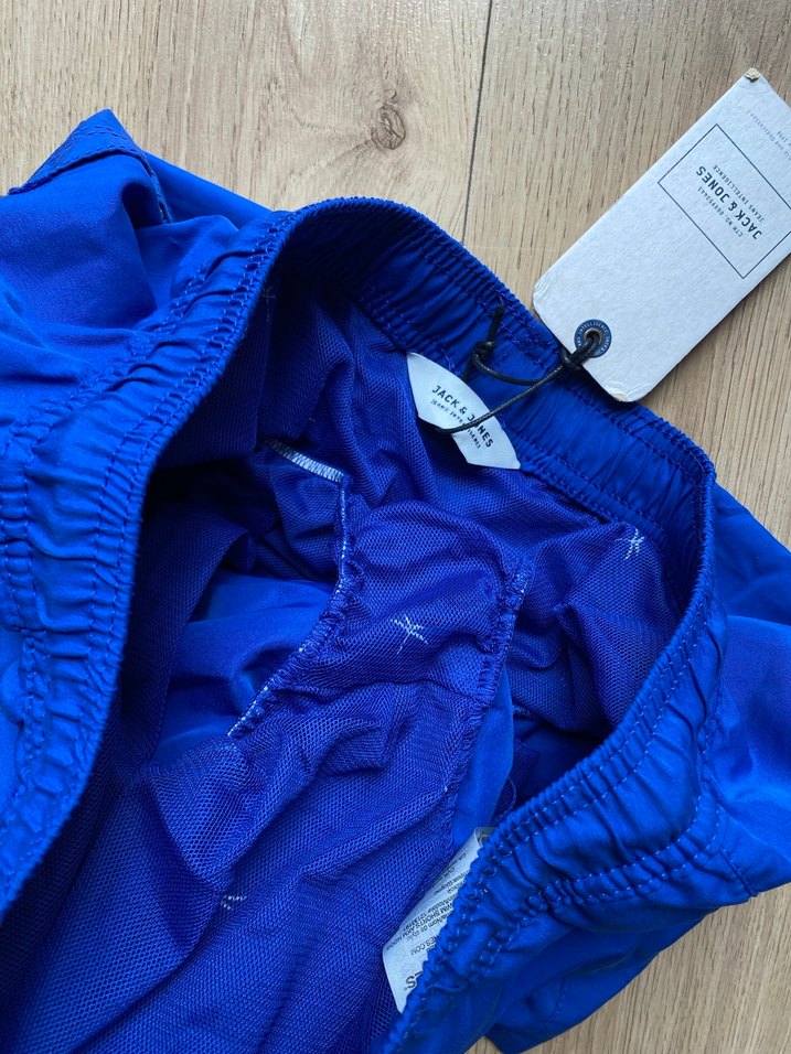 Erkek Mavi Mini Yüzme Şortu - Görsel 3