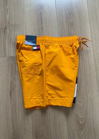 Sarı Mini Erkek Plaj Şortu - Görsel 7