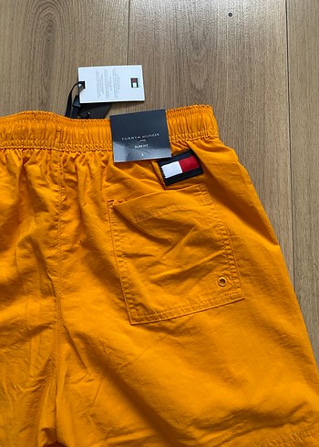 Sarı Mini Erkek Plaj Şortu - Görsel 3