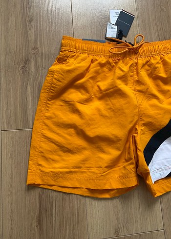 Sarı Mini Erkek Plaj Şortu - Görsel 6