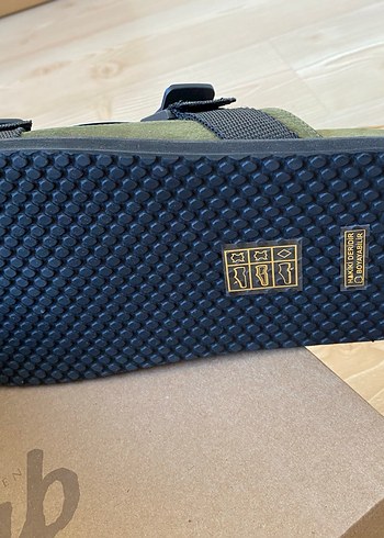 Yeşil Erkek Kauçuk Toka Detaylı Sandalet - Görsel 8