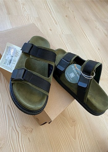 Yeşil Erkek Kauçuk Toka Detaylı Sandalet - Görsel 10