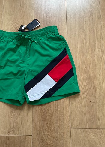 Kemerli Yeşil Erkek Mini Mayo Şort - Görsel 5