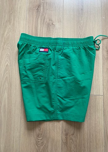Kemerli Yeşil Erkek Mini Mayo Şort - Görsel 6