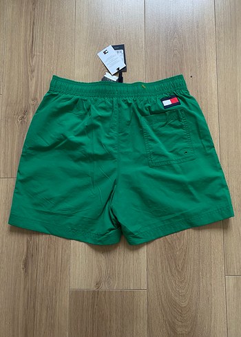 Kemerli Yeşil Erkek Mini Mayo Şort - Görsel 4