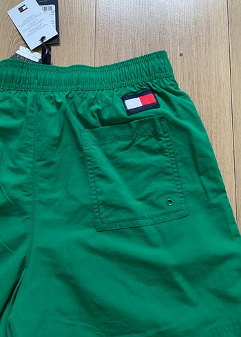 Kemerli Yeşil Erkek Mini Mayo Şort - Görsel 3